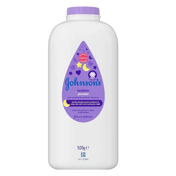 Johnson's Baby Bedtime Powder 500g ? Leaves Skin Soft, Dry & Feeling Healthy - Enriched with Soothing Natural Calm Essences