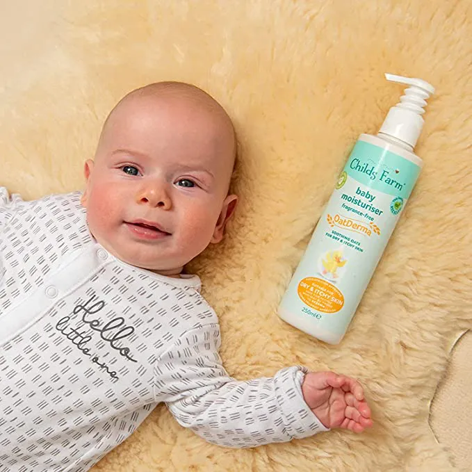 Childs Farm | Baby Moisturiser | Mildly Fragranced | Moisturising & Hydrating | Suitable for Newborns with Dry, Sensitive & Eczema-prone Skin | 250ml - Image 3