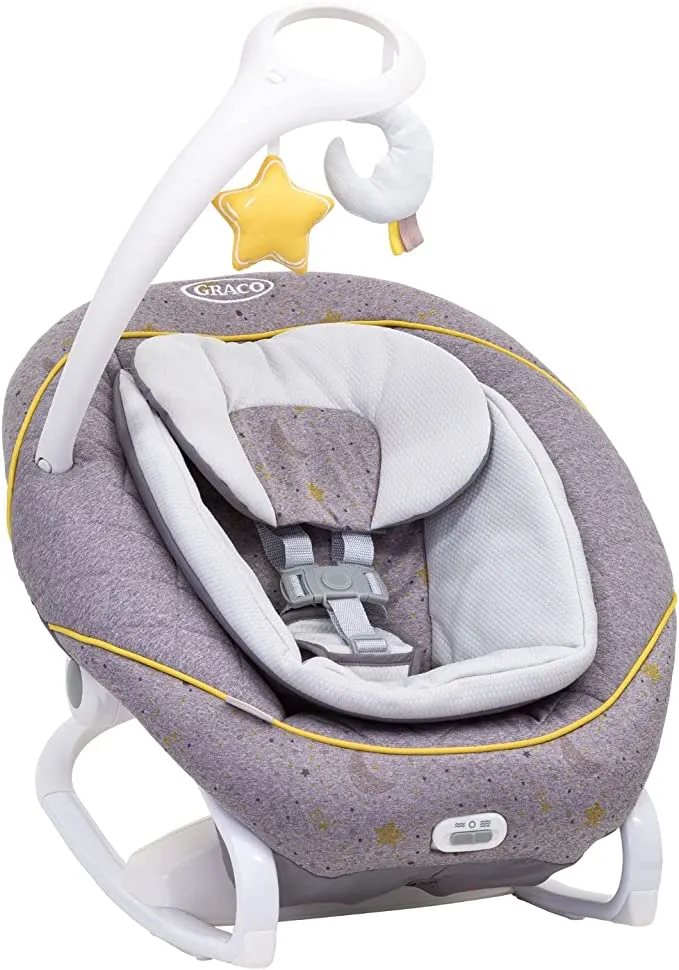 Graco All Ways Soother 2-in-1 Baby Swing and Portable Rocker (Birth to 9 Months Approx, 0-9kg), with Vibration and Adjustable Swing Speed, Stargazer - Image 3