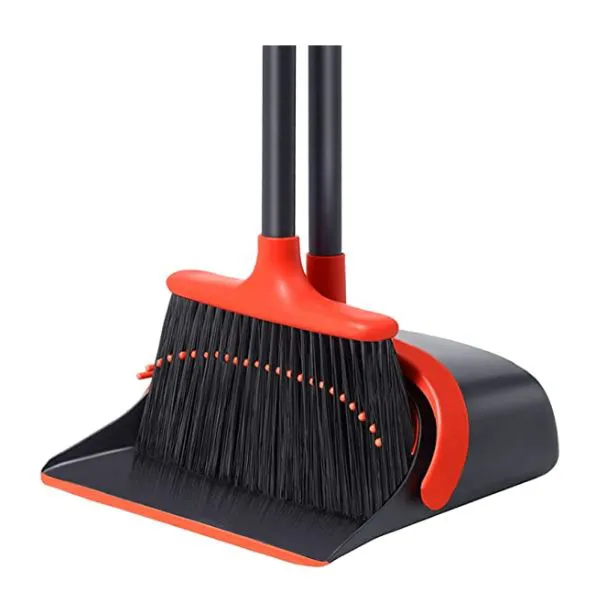 Broom and Dustpan Set for Home, Dustpan and Broom Set, Broom and Dustpan Combo for Office Home Kitchen Lobby Floor Use Dustpan Broom Set