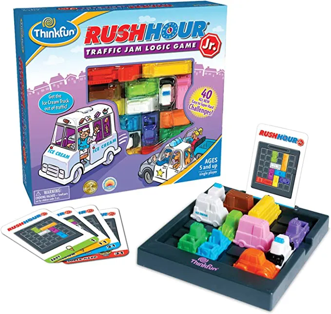 ThinkFun Rush Hour Junior Traffic Jam Logic Game and STEM Toy for Boys and Girls Age 5 and Up - Junior Version of the International seller Rush Hour - Image 3