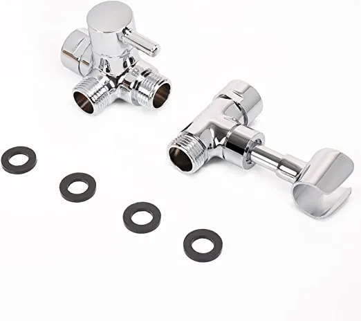 NearMoon All Metal Shower Arm Diverter with Handheld Shower Mount, G1/2 3-Way Diverter Valve Bathroom Universal Shower System Replacement Part for Hand Shower and Fixed Shower Head (Chrome Finish) - Image 5