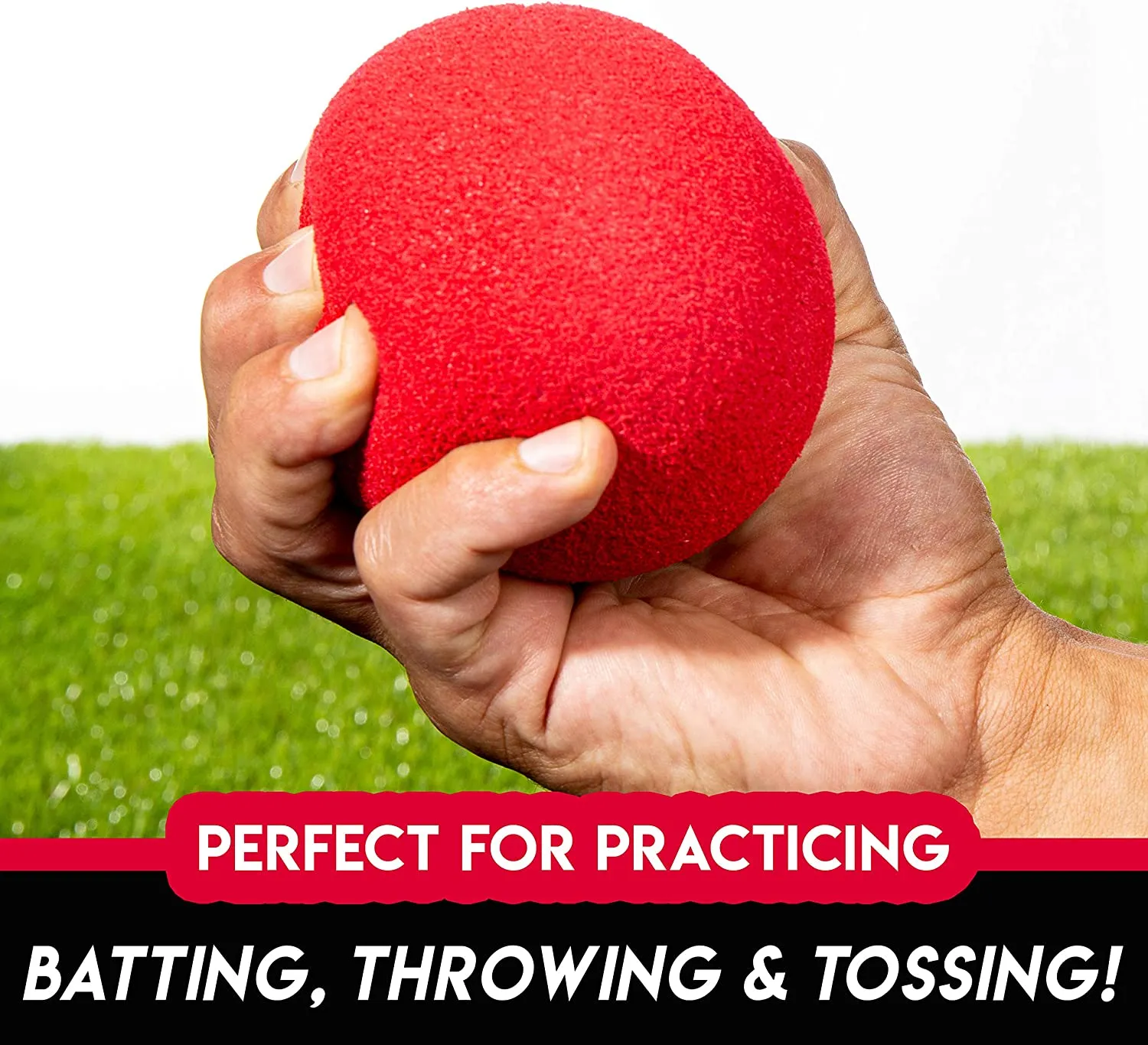 Franklin MLB Oversized Foam Baseball Bat and Baseball - Image 2