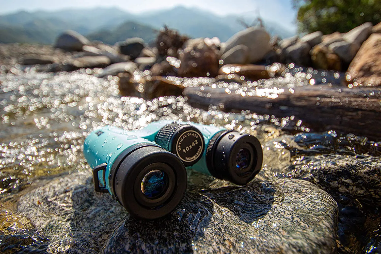 Barska 10x42mm Crush Light Binoculars - Blue - Image 5