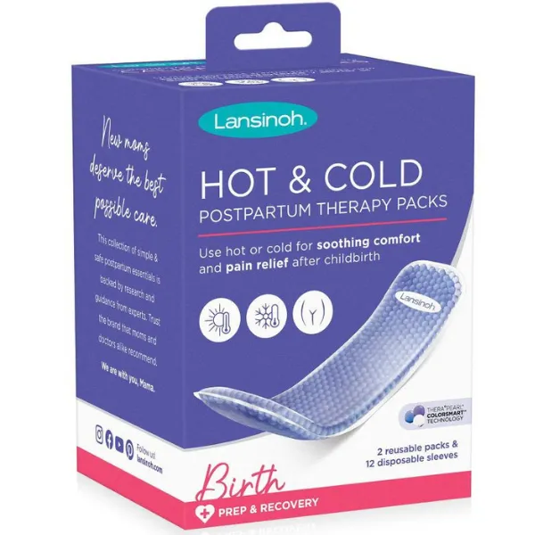 Lansinoh Hot and Cold Postpartum Recovery Therapy Pad - 2ct