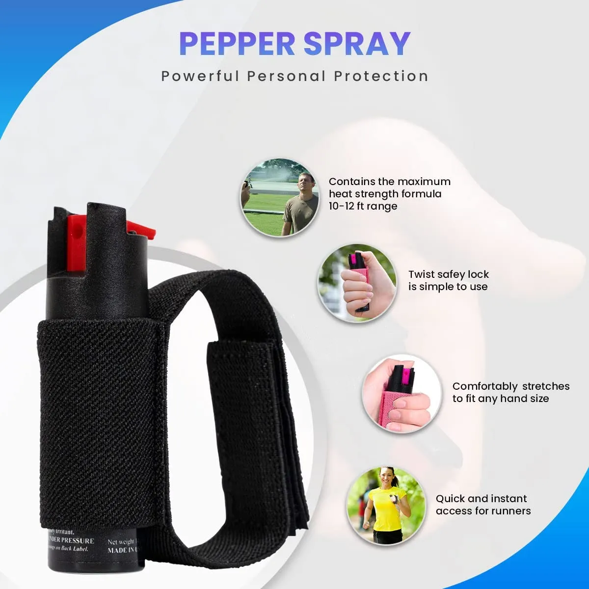 Sabre Runner's Pepper Gel Spray - Black - Image 3